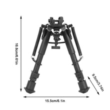 Load image into Gallery viewer, 1PC Semi-Metal Nylon Butterfly Stand Bipod Retractable For 20-23MM Guide AWM/M24 Soft Bullet Gun Toy Accessories