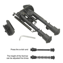 Load image into Gallery viewer, 1PC Semi-Metal Nylon Butterfly Stand Bipod Retractable For 20-23MM Guide AWM/M24 Soft Bullet Gun Toy Accessories