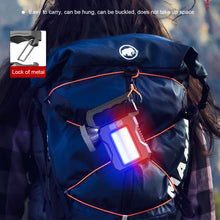 Load image into Gallery viewer, Multifunctional Dual Light Source Solar Searchlight With Hook Outdoor COB Portable Patrol Light Type-C Charging