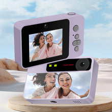 Load image into Gallery viewer, 2.4IN Retro CCD Digital Camera 8X Zoom Video Shooting Vlog Camera Supports MP3 Music Playback Semi-Mirror Design