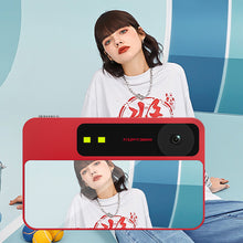 Load image into Gallery viewer, 2.4IN Retro CCD Digital Camera 8X Zoom Video Shooting Vlog Camera Supports MP3 Music Playback Semi-Mirror Design