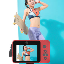 Load image into Gallery viewer, 2.4IN Retro CCD Digital Camera 8X Zoom Video Shooting Vlog Camera Supports MP3 Music Playback Semi-Mirror Design