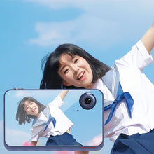 Load image into Gallery viewer, 2.4IN Retro CCD Digital Camera 8X Zoom Video Shooting Vlog Camera Supports MP3 Music Playback Full-Mirror Design