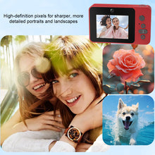 Load image into Gallery viewer, 2.4IN Retro CCD Digital Camera 8X Zoom Video Shooting Vlog Camera Supports MP3 Music Playback Full-Mirror Design