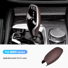 Load image into Gallery viewer, Car Gear Shift Knob Cover Trim Styling Accessories Carbon Fiber Black For BMW 7 Series 6GT 16-22 X3 X4 18-21 5 Series 18-23