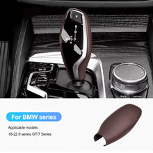 Load image into Gallery viewer, Car Gear Shift Knob Cover Trim Styling Accessories Carbon Fiber Black For BMW 7 Series 6GT 16-22 X3 X4 18-21 5 Series 18-23