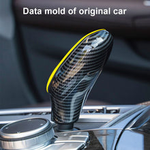 Load image into Gallery viewer, 2Pcs/3Pcs Car Gear Shift Knob Cover Trim Styling Accessories Carbon Fiber Black For BMW 5 7 Series 6GT X3 X4