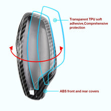 Load image into Gallery viewer, 2Pcs/3Pcs Car Gear Shift Knob Cover Trim Styling Accessories Carbon Fiber Black For BMW 5 7 Series 6GT X3 X4