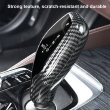 Load image into Gallery viewer, 2Pcs/3Pcs Car Gear Shift Knob Cover Trim Styling Accessories Carbon Fiber Black For BMW 5 7 Series 6GT X3 X4