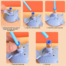 Load image into Gallery viewer, Funny Cat Stick Toy with Detachable Teaser Wand And Sucker Base Interactive Fluffy Feather Kitten Play Toy for Cat Supplies