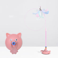Load image into Gallery viewer, Funny Cat Stick Toy with Detachable Teaser Wand And Sucker Base Interactive Fluffy Feather Kitten Play Toy for Cat Supplies