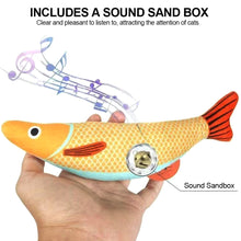 Load image into Gallery viewer, Cat Toy Catnip 3D Simulation Fish Goldfish Kitten Toys Pillowfish Interactive Sounding Cat Chew Bite Plush Toys Cat Supplies