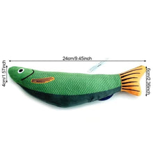 Load image into Gallery viewer, Cat Toy Catnip 3D Simulation Fish Goldfish Kitten Toys Pillowfish Interactive Sounding Cat Chew Bite Plush Toys Cat Supplies