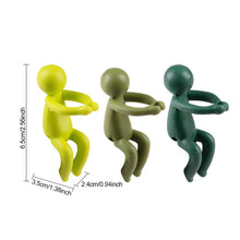 Load image into Gallery viewer, 1Pc Plant Propagation Friends Little Man Plant Stand Reusable Hydroponic Plant Holder Soft Support for Stems Shoot Cutting