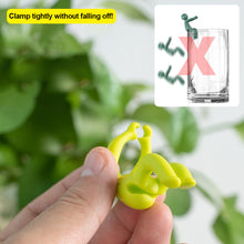Load image into Gallery viewer, 1Pc Plant Propagation Friends Little Man Plant Stand Reusable Hydroponic Plant Holder Soft Support for Stems Shoot Cutting