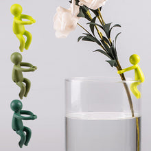 Load image into Gallery viewer, 1Pc Plant Propagation Friends Little Man Plant Stand Reusable Hydroponic Plant Holder Soft Support for Stems Shoot Cutting
