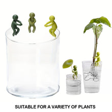 Load image into Gallery viewer, 1Pc Plant Propagation Friends Little Man Plant Stand Reusable Hydroponic Plant Holder Soft Support for Stems Shoot Cutting
