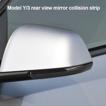 Load image into Gallery viewer, 2Pcs Car Door Rearview Mirror Protector Guard Edge Protection Buffer Trim Strip Car Scratch Bar for Tesla Model 3 Highland Y