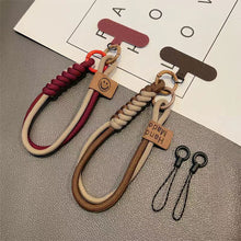 Load image into Gallery viewer, Collision Color Woven Phone Case Universal Hanging Rope Short Handheld Pendant Anti Fall Versatile Wristband Trend Niche