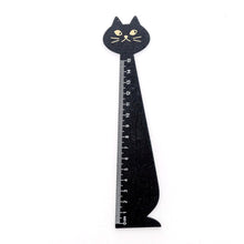 Load image into Gallery viewer, 15cm Cute Cat Straight Ruler Wooden Kawaii Tools Stationery Cartoon Drawing Gift Korean Office School Measuring