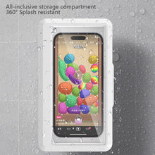 Load image into Gallery viewer, Shower Phone Holder Waterproof 480 Rotating Phone Holder for Bathroom Bathtub Kitchen Wall Waterproof and Anti fog Phone Holder