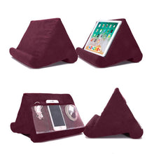 Load image into Gallery viewer, Tablet Stand Multifunction Sponge Pillow Stands for IPad Samsung Huawei Tab Reading Holder Support Bed Mount Bracket Book