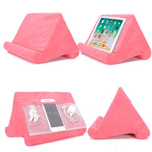 Load image into Gallery viewer, Tablet Stand Multifunction Sponge Pillow Stands for IPad Samsung Huawei Tab Reading Holder Support Bed Mount Bracket Book