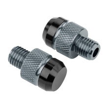 Load image into Gallery viewer, 2Pcs M10 CNC Aluminum Motorcycle Rear View Mirror Hole Plugs Screws Rearview Mirror Anti-Rust Holder