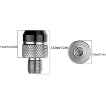 Load image into Gallery viewer, 2Pcs M10 CNC Aluminum Motorcycle Rear View Mirror Hole Plugs Screws Rearview Mirror Anti-Rust Holder