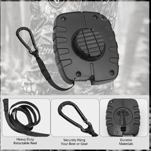 Load image into Gallery viewer, Outdoor Super Quiet Retractablebow And Arrow Puller Gear Jack With Hook Hand Crank Shrink Rope Hunting Supplies