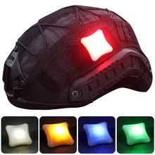 Load image into Gallery viewer, 1PC Outdoor Tactical Helmet Recognition Light Riding Camping Waterproof Silicone Survival Light With Self-Adhesive Cloth MOLLE System Accessories