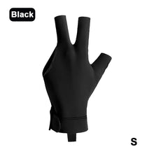 Load image into Gallery viewer, 1PC Professional Three-Finger Billiard Gloves For Left Hand Non-Slip Breathable Leak Finger Sports Gloves Self-Adhesive Cloth Fixed Billiard Supplies
