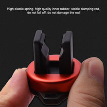 Load image into Gallery viewer, 1PC Outdoor Portable Lure Pole Hanger With Hook Buckle Aluminum Alloy Mini Pole Clamp Fishing Accessories