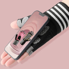 Load image into Gallery viewer, 1 Pair Half Finger Fitness Gloves With Pressure Wrist Strap Non-Slip Wear-Resistant Outdoor Sports Cycling Gloves