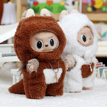 Load image into Gallery viewer, For 17cm Labubu Clothes Pendant Doll Outfit Clothes Monster Tail Heart Labubu Change To Zimomo Angel Cute Doll Clothes Toy Gift