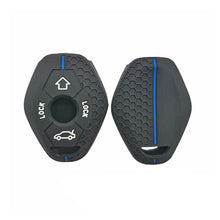 Load image into Gallery viewer, 4 Buttons Silicone Car Remote Key Case Cover Folding Remote Key Fob Protection For BMW E46 E39 E53 X5 X3 E83 X3 Serie 7 5 3 330i