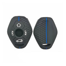 Load image into Gallery viewer, 4 Buttons Silicone Car Remote Key Case Cover Folding Remote Key Fob Protection For BMW E46 E39 E53 X5 X3 E83 X3 Serie 7 5 3 330i