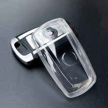 Load image into Gallery viewer, TPU Soft Car Transparent Key Case Remote Control Protect Cover Auto Accessories For BMW X3 X4 G02 G05 X5 G07 X7 G30 G12 G11 G32 G31 5 7 Series I8 I12 I15 G01