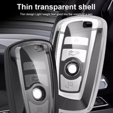 Load image into Gallery viewer, TPU Soft Car Transparent Key Case Remote Control Protect Cover Auto Accessories For BMW X3 X4 G02 G05 X5 G07 X7 G30 G12 G11 G32 G31 5 7 Series I8 I12 I15 G01