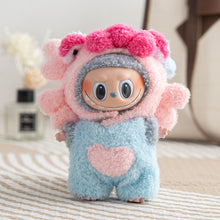 Load image into Gallery viewer, For Labubu 17cm Doll Clothes Fashion Doll Pendant Blind Box Macaron Labubu Time To Chill Doll Clothes