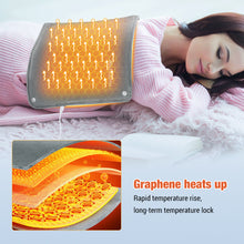 Load image into Gallery viewer, Graphene Quick Heating Warming Pad with Adjustable Temperature and Timing USB Power Supply Office Home Warming Handbags