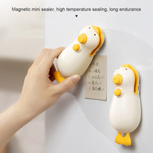 Load image into Gallery viewer, Mini Sealing Machine for Cutting and Sealing Small Yellow Duck with Magnetic Suction Portable Fast Heating USB Hot Pressing for Snack Sealing