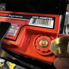Load image into Gallery viewer, Pair M6 M8 Car Battery Pole Adapter Brass Battery Terminal Connector Thread Positive Negative Battery Post Connector Terminal Adapter
