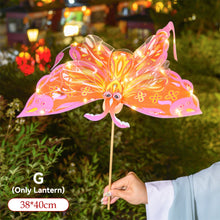 Load image into Gallery viewer, New Year Gift Kids DIY Glowing Butterfly Wings Set with Light Girls Butterfly Dress Party Costume Children Fairy Props Christmas
