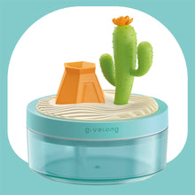 Load image into Gallery viewer, 300ml Cactus Coconut Tree Bathtub Aromatherapy Machine Oil Diffuser Colorful Light Auto Shut Off for Home Office