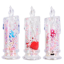 Load image into Gallery viewer, Flameless LED Electronic Candle Light Clear Rose Night Light Valentines Day Gift Romantic Atmosphere Light Bedroom Home Decor