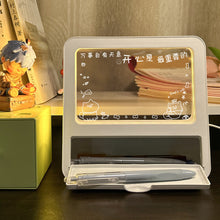 Load image into Gallery viewer, LED Desk Lamp Acrylic Notepad Home Tips Message Board Table Desk Lamp Student Bedroom Reading Lamp Room Lighting