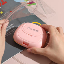 Load image into Gallery viewer, Plastic Portable Medicine Box Moistureproof Dustproof Sealed Divided Pill Box Large Capacity Medicine Jewelry Storage Box