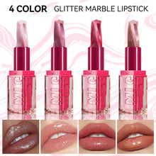 Load image into Gallery viewer, 4 Colors Spiral Star Sparkling Lipstick Long-lasting Moisturizing Non-sticky Glitter Marble Lipstick Lip Makeup Cosmetics