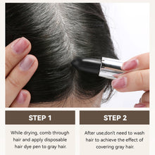 Load image into Gallery viewer, Disposable Temporary Hair Dye Pen Covering White Hair Lipstick Style Hair Dye Gentle Non-irritating Portable Hair Dye Cream